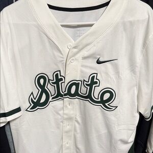 Nike Michigan State Baseball Jersey